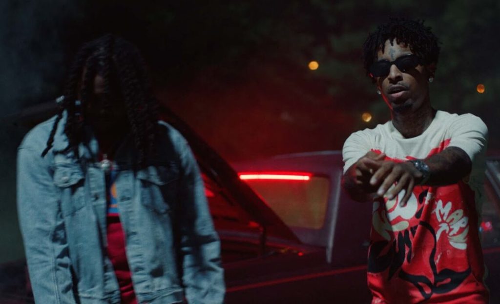 21 Savage and Young Nudy pay homage to horror films in "Child's Play" video